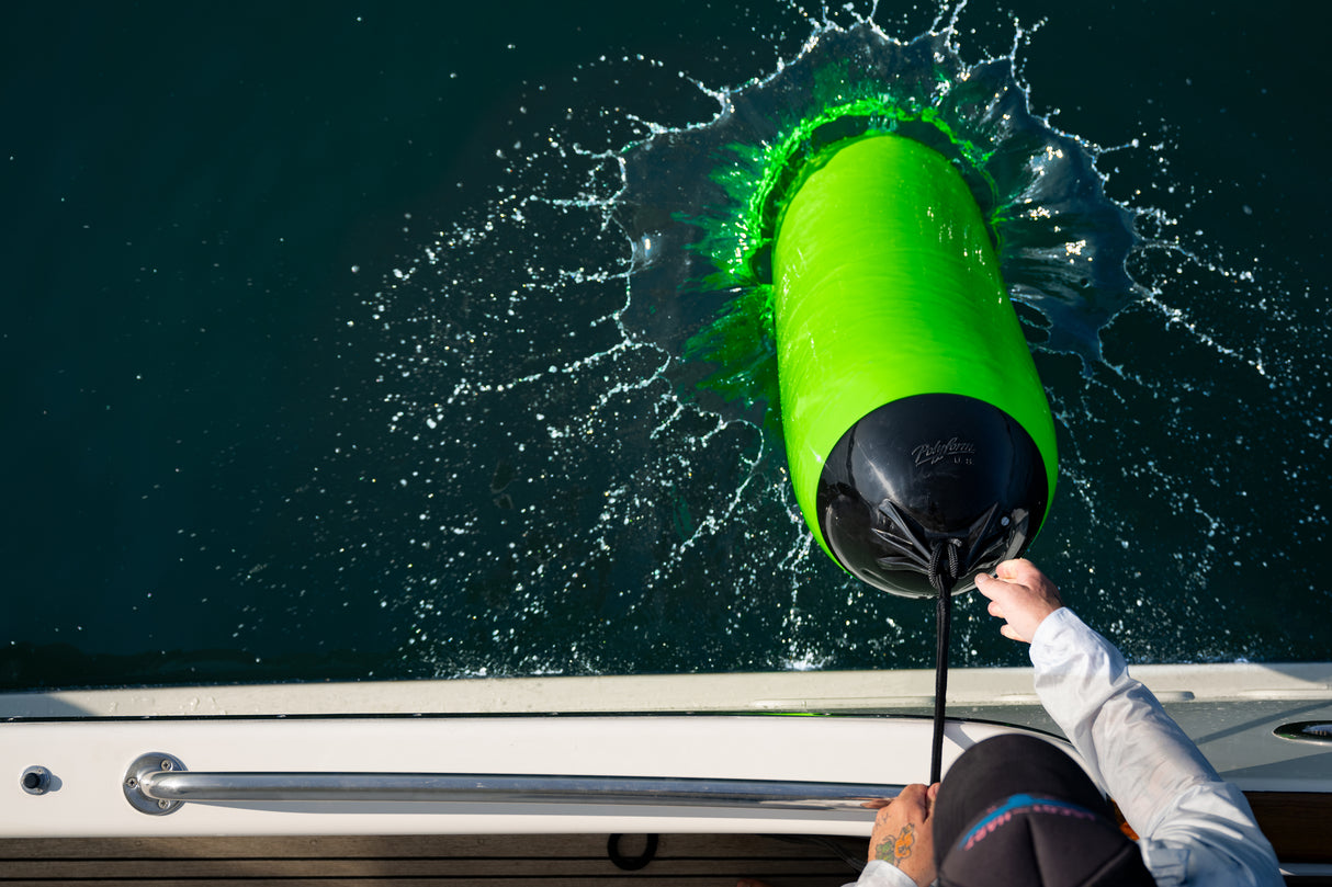 F-Series Boat Fender F-2 Black Ropehold