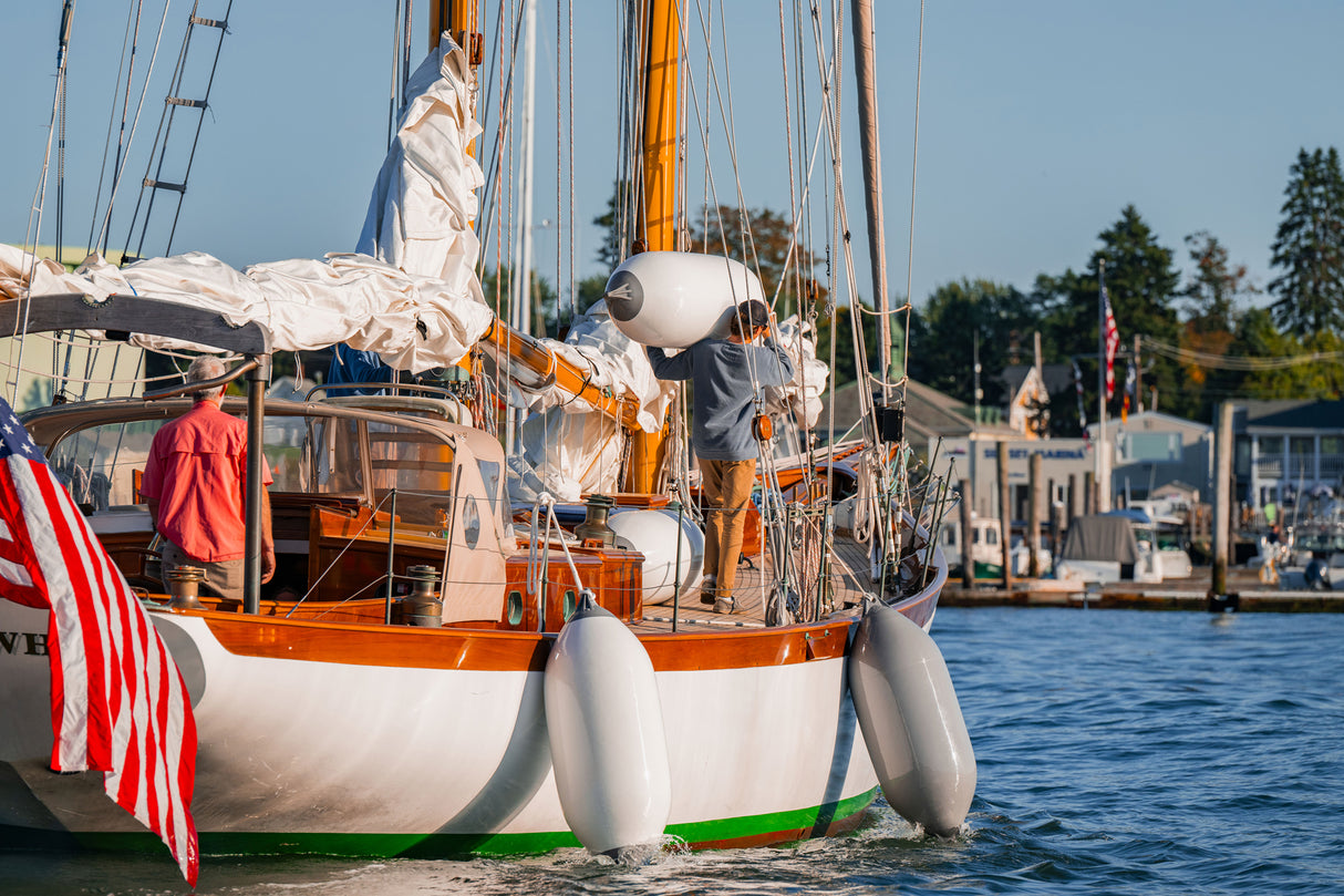 F-Series Boat Fender F-11 Grey Ropehold