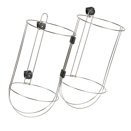 Boat fender holders made of stainless steel and joined together