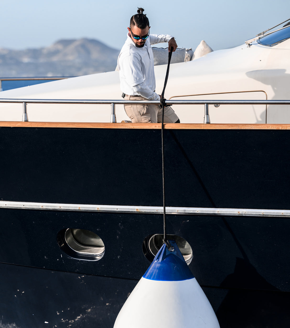 Spliced Eye Boat Fender Line SFL 1/2″ × 8′