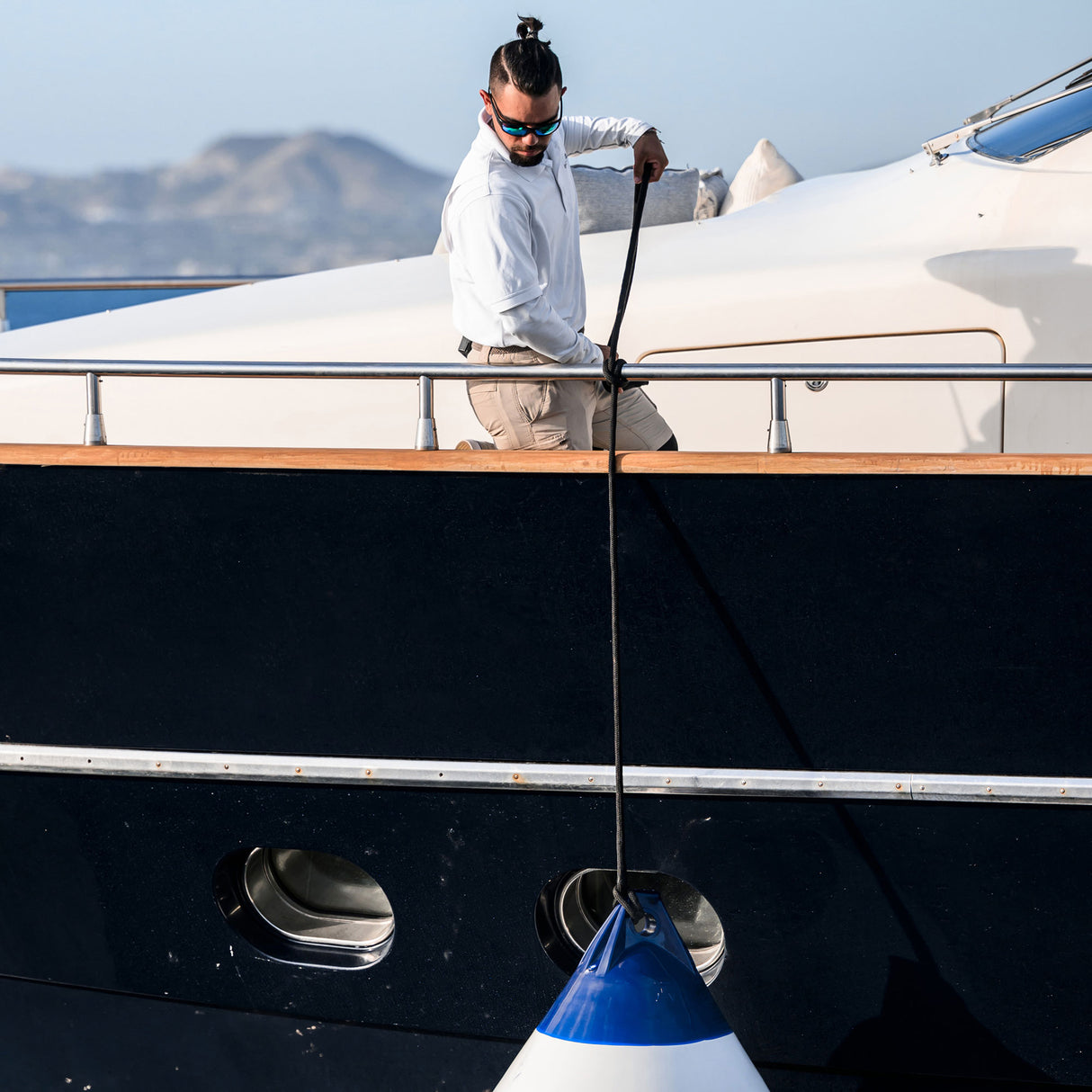 Spliced Eye Boat Fender Line SFL 5/8″ × 10′