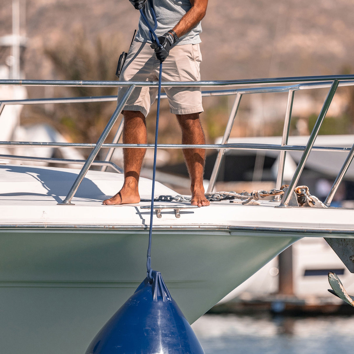 Spliced Eye Boat Fender Line SFL 5/8″ × 10′