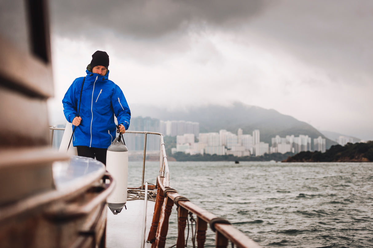 F-Series Boat Fender F-1 Grey Ropehold