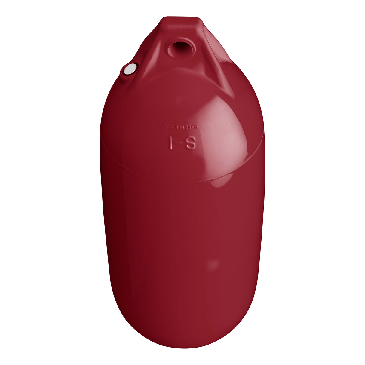 Small buoy and boat fender, Polyform S-1 Burgundy