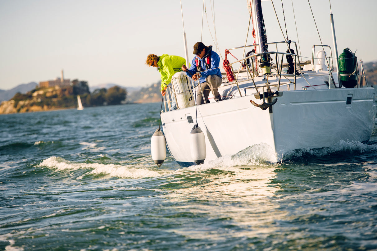 F-Series Boat Fender F-10 Grey Ropehold