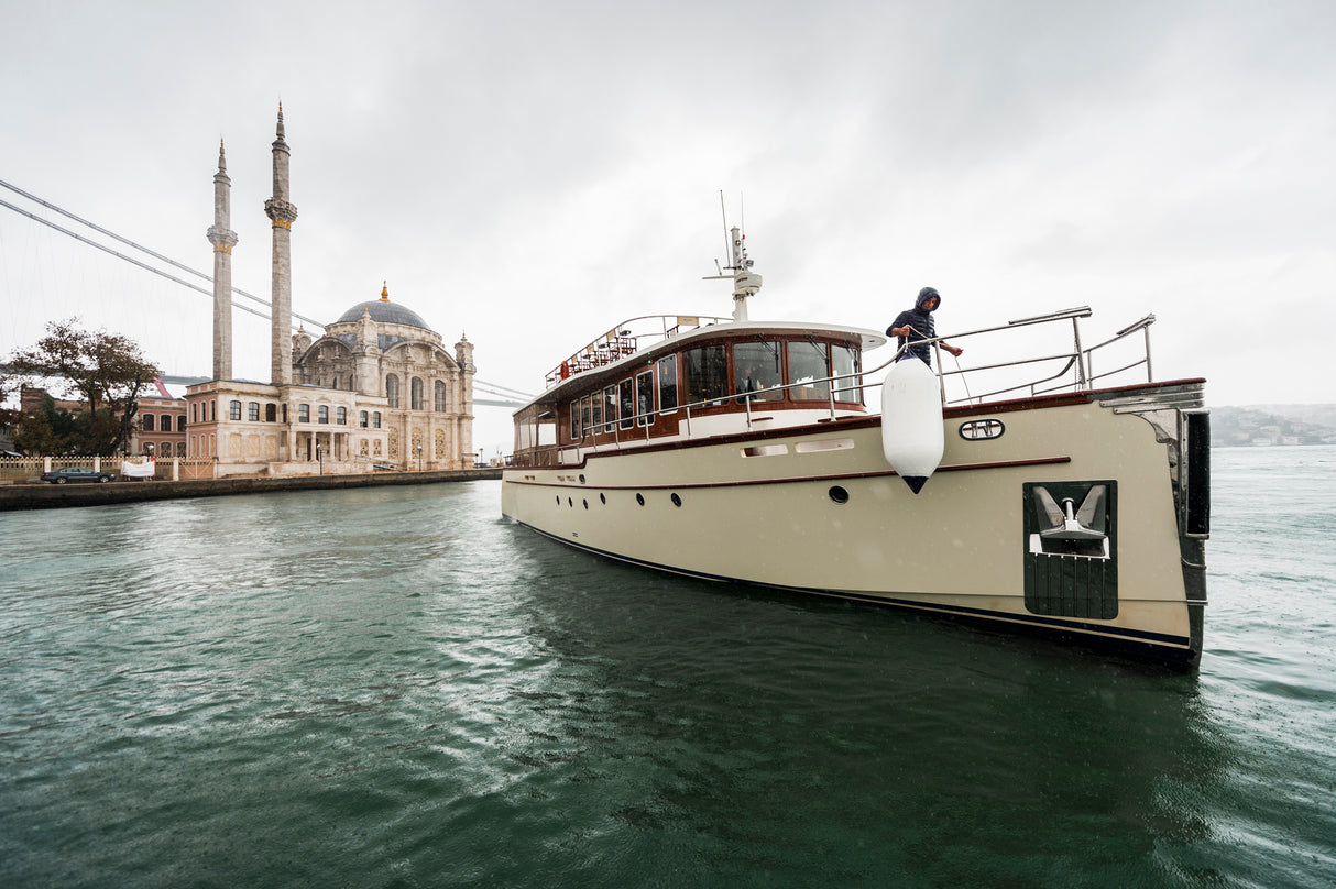 F-Series Boat Fender F-2 Standard Blue Ropehold