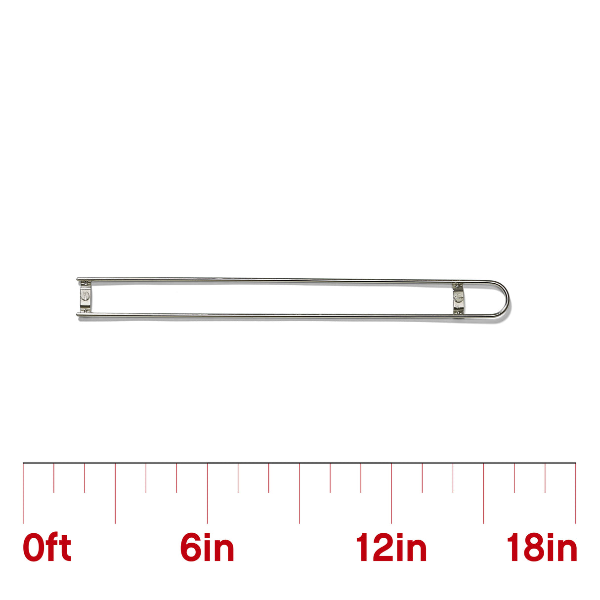 U-bar for fender holder TFR-280, with scale