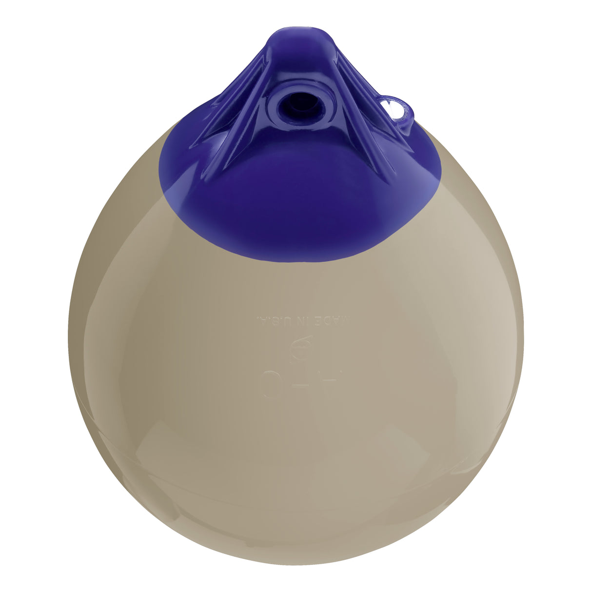 Sand inflatable buoy, Polyform A-0 angled shot