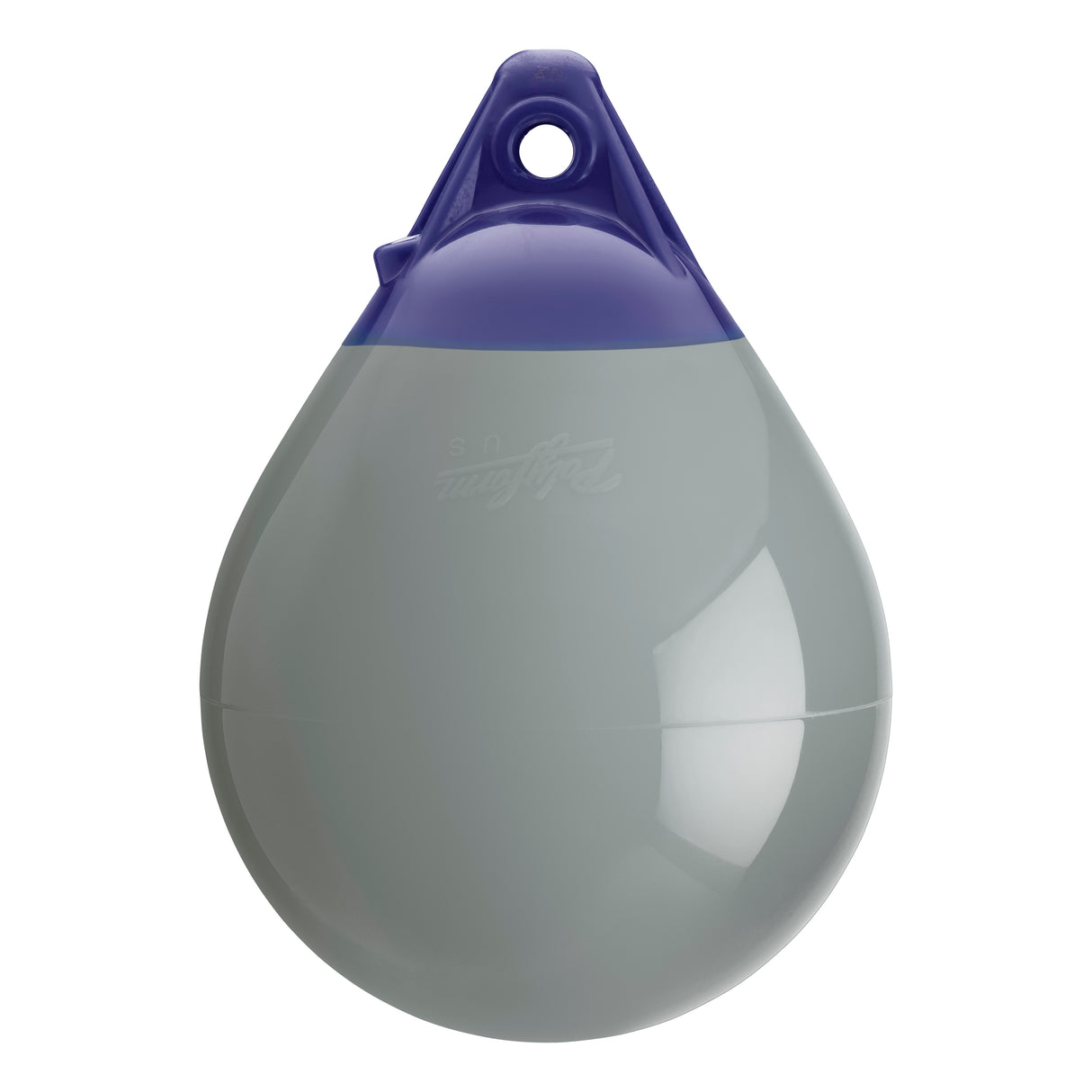 Grey inflatable buoy, Polyform A-0