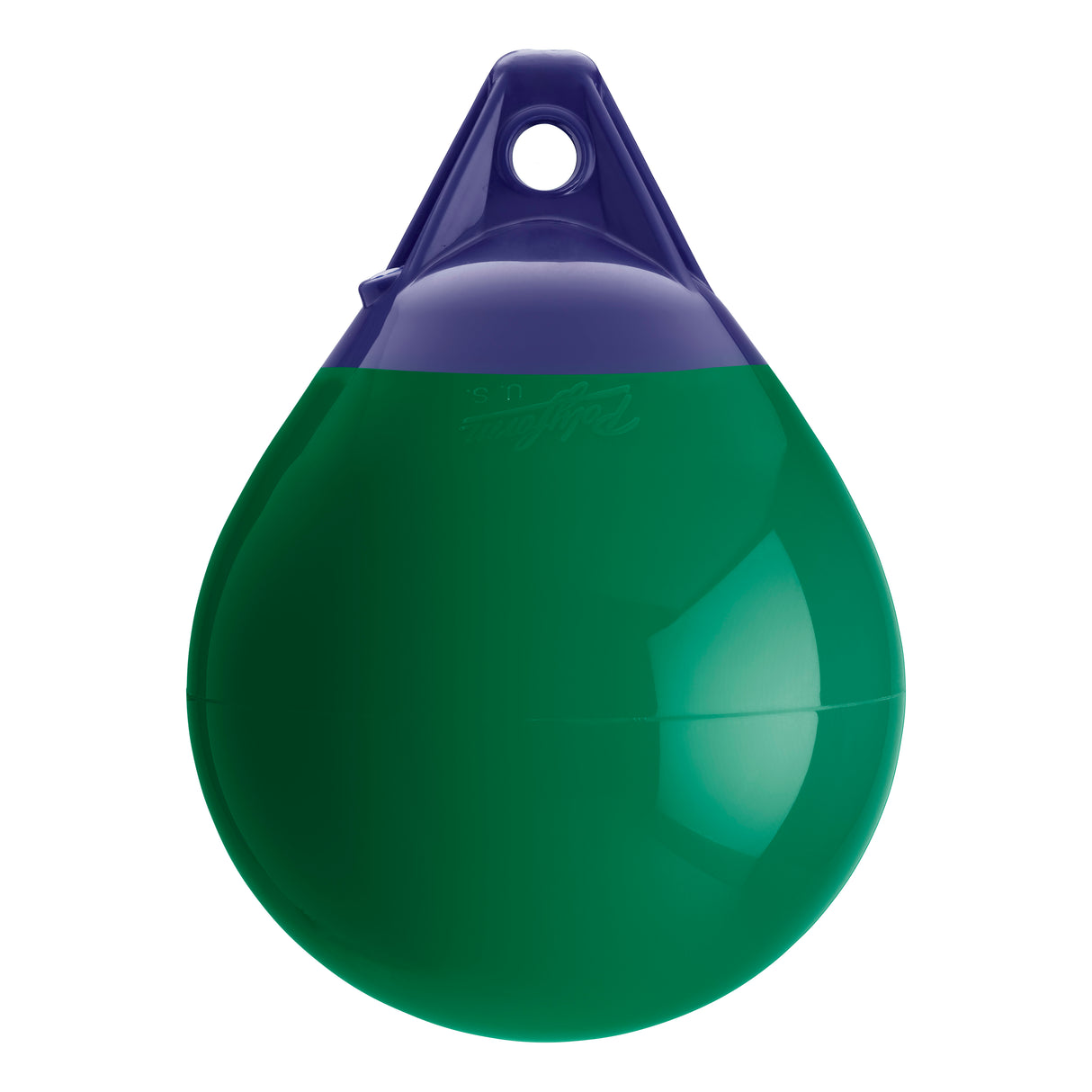 Forest Green inflatable buoy, Polyform A-1