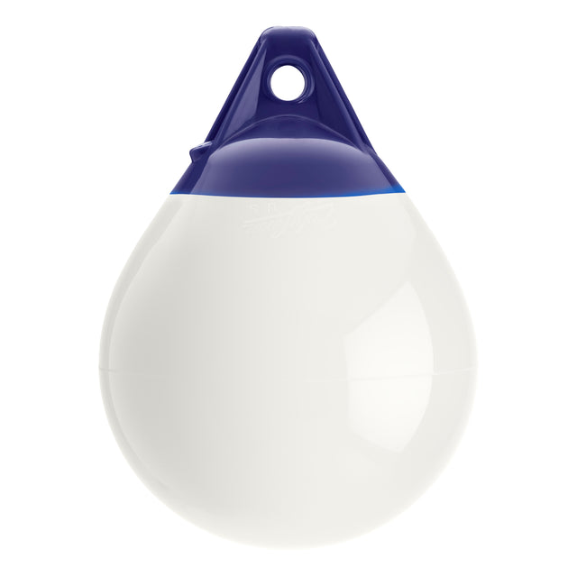 White inflatable buoy, Polyform A-1