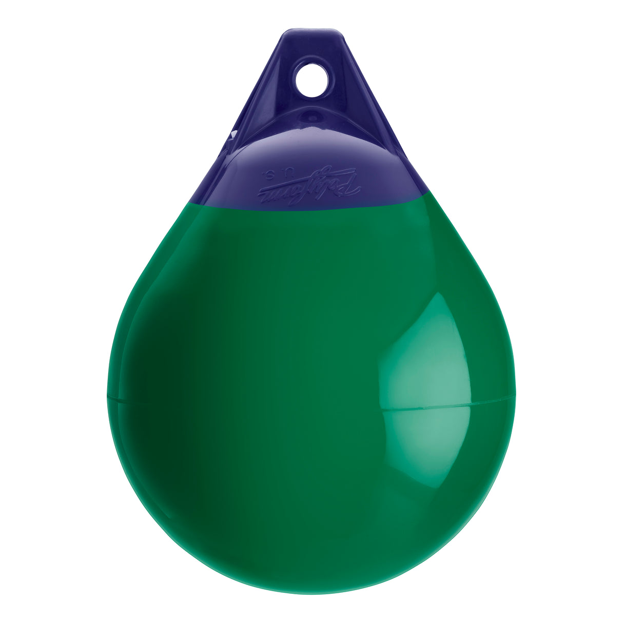 Forest Green inflatable buoy, Polyform A-2