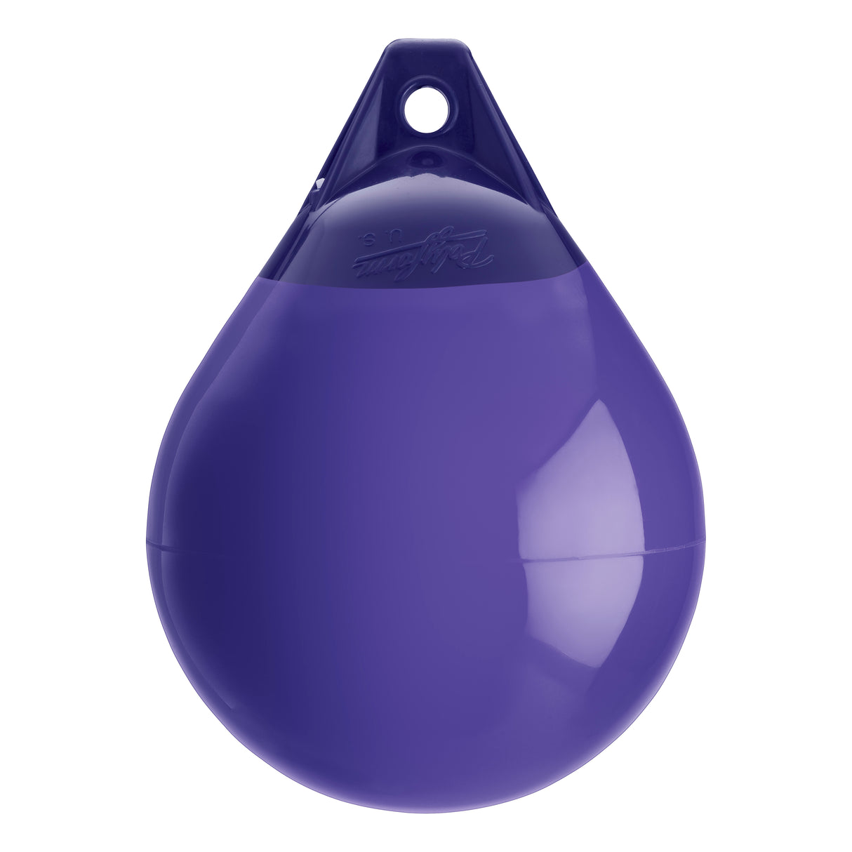 Purple inflatable buoy, Polyform A-2