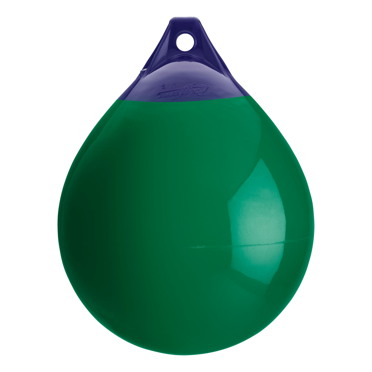 Forest Green inflatable buoy, Polyform A-3