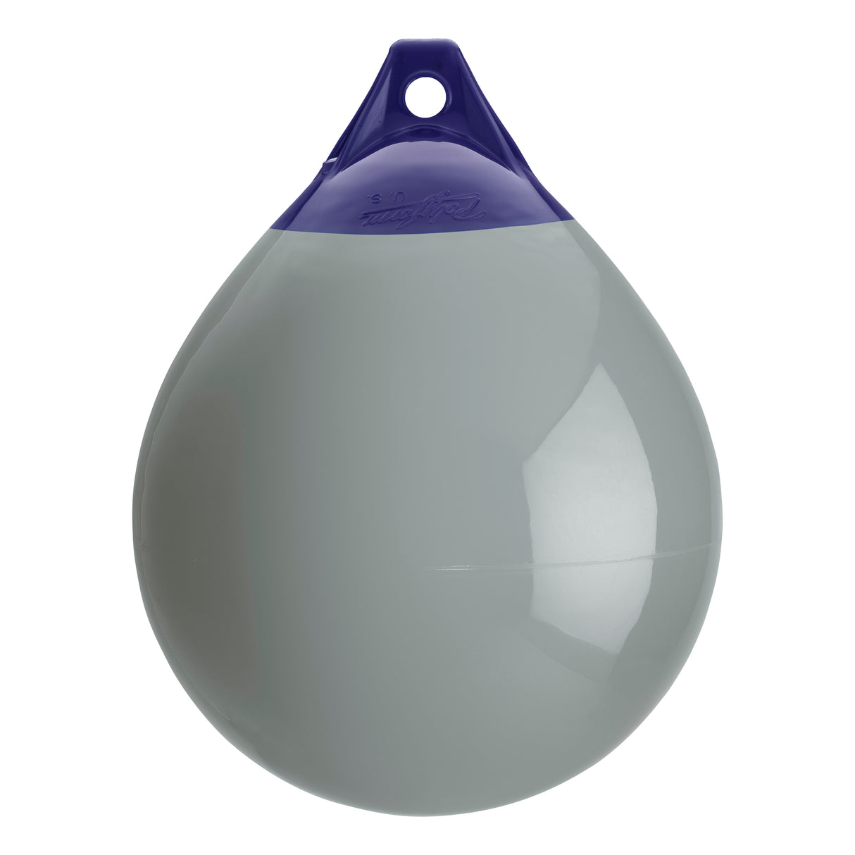 Grey inflatable buoy, Polyform A-3