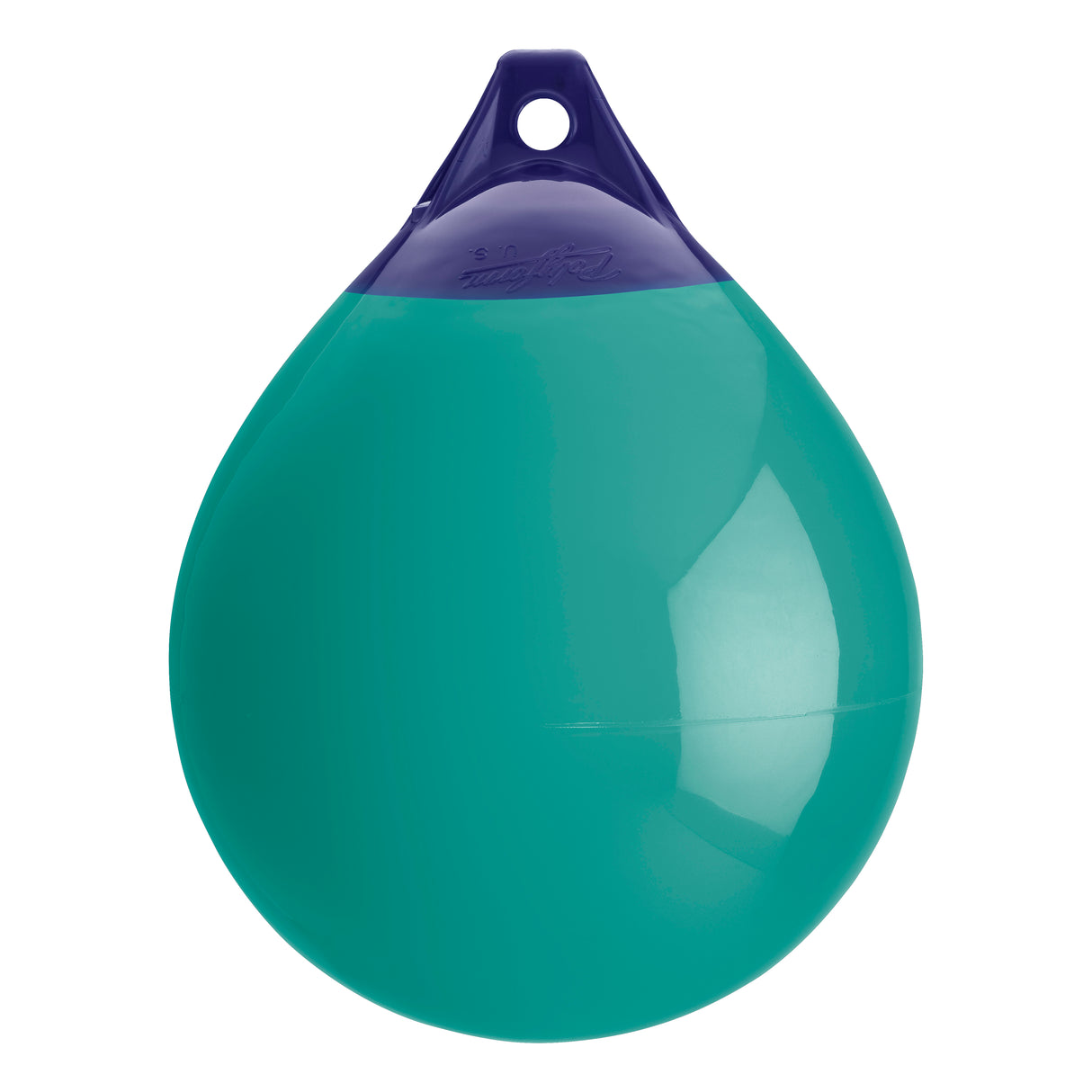 Teal inflatable buoy, Polyform A-3