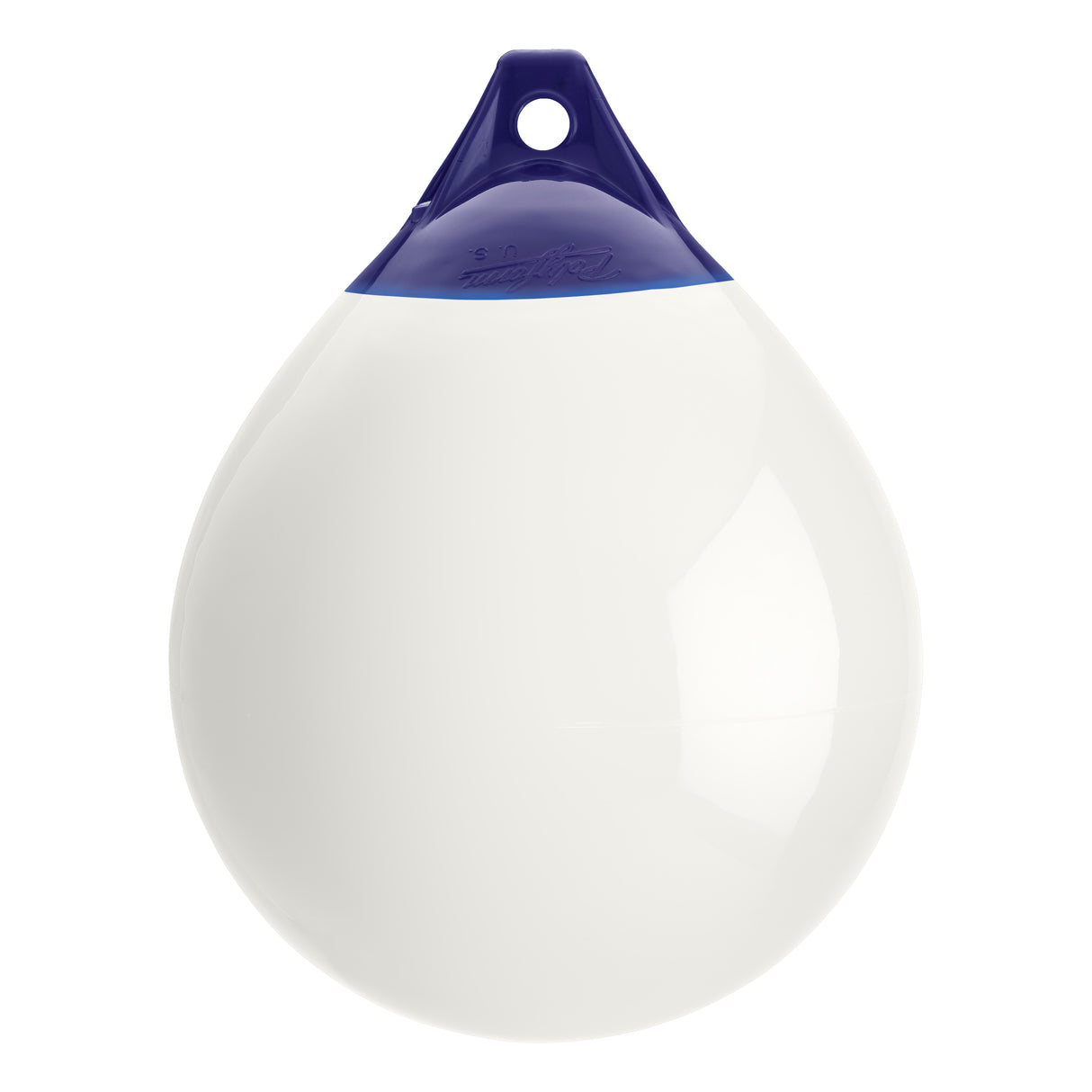 White inflatable buoy, Polyform A-3