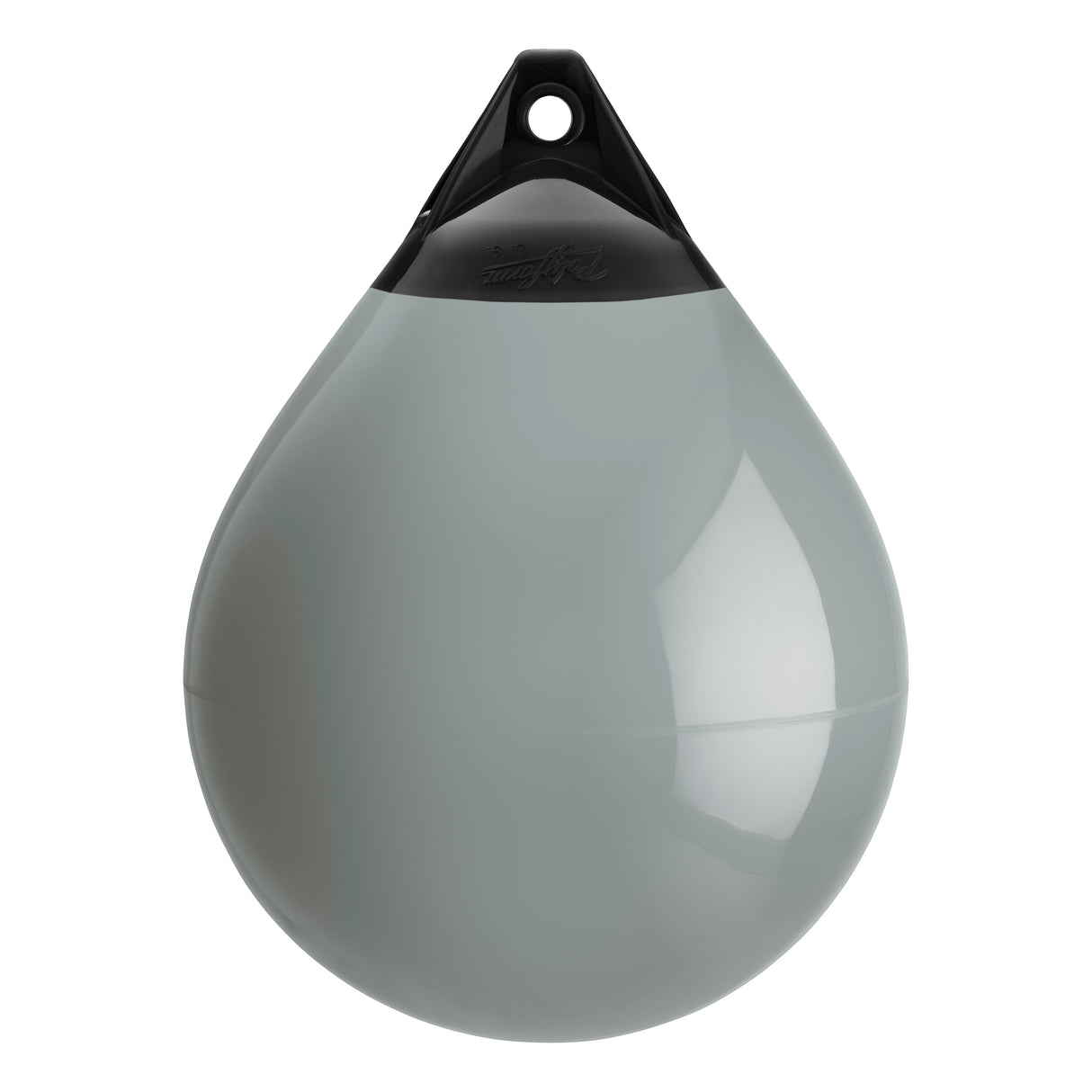 Grey buoy with Black-Top, Polyform A-4