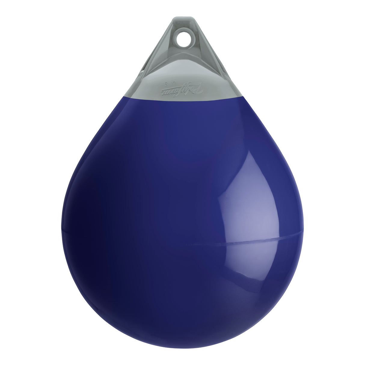 Navy Blue buoy with Grey-Top, Polyform A-4