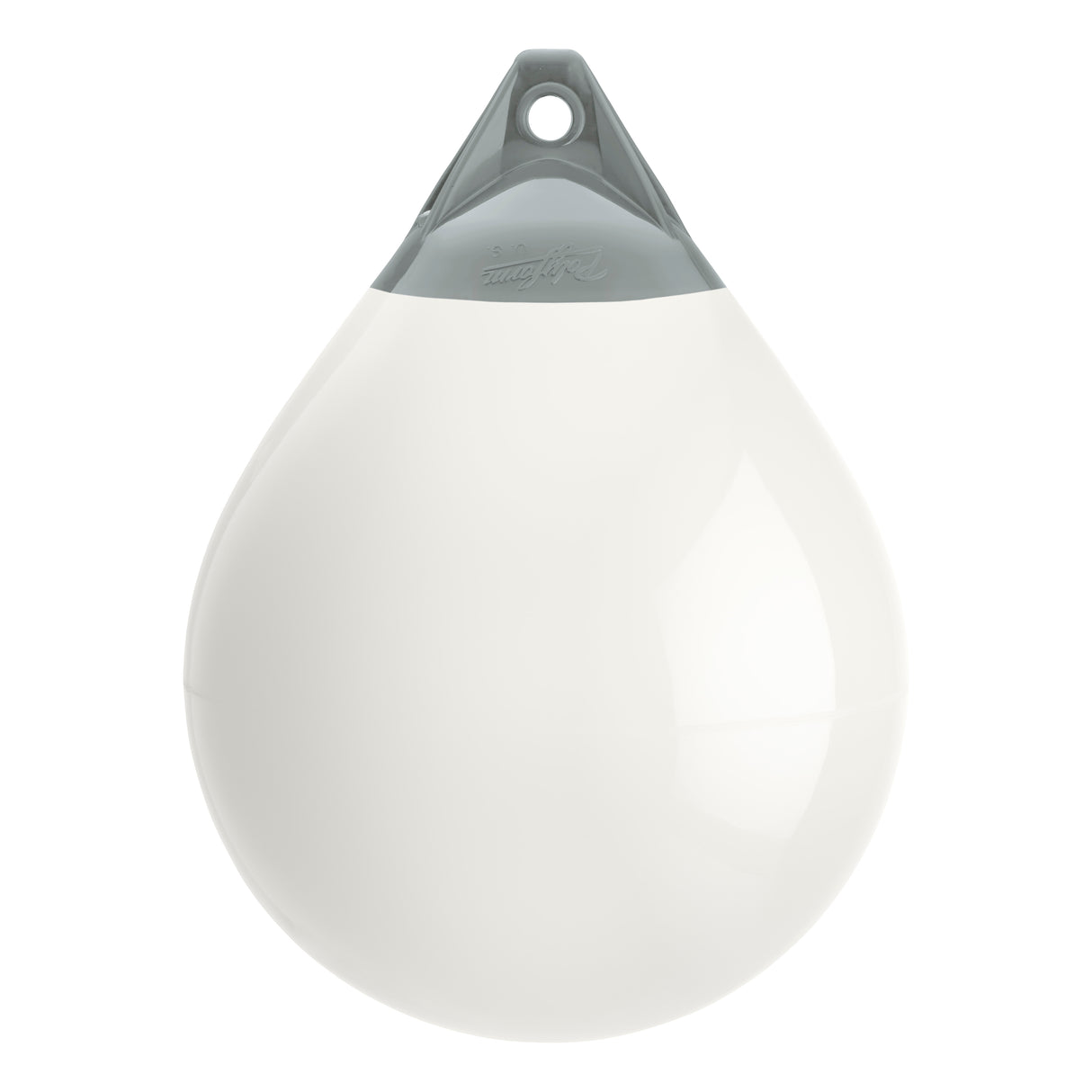 White buoy with Grey-Top, Polyform A-4