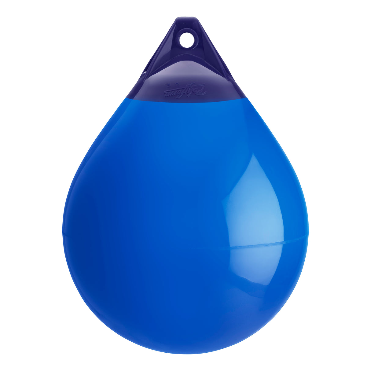 Blue inflatable buoy, Polyform A-4