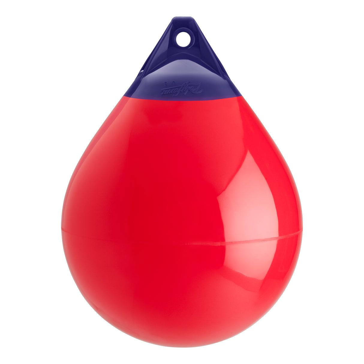 Red inflatable buoy, Polyform A-4