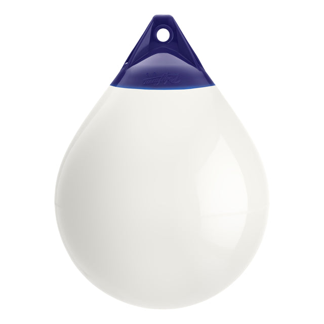 White inflatable buoy, Polyform A-4