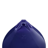 Navy Blue inflatable buoy, Polyform A-5 angled shot