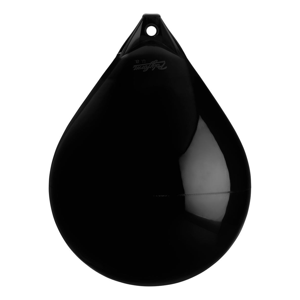 Black buoy with Black-Top, Polyform A-5