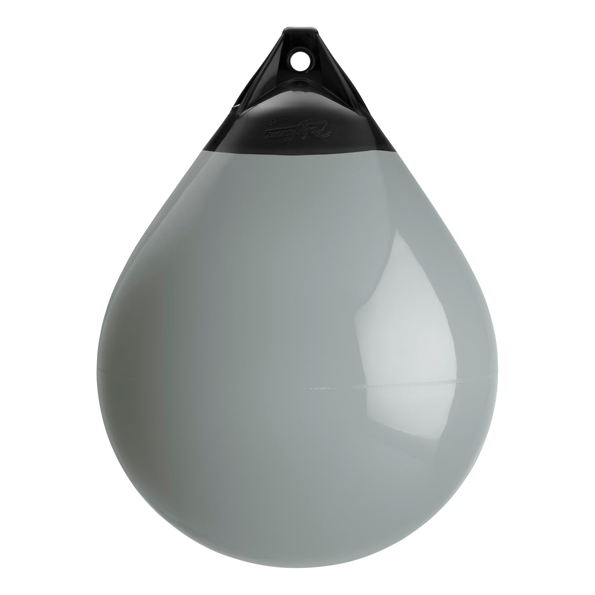 Grey buoy with Black-Top, Polyform A-5