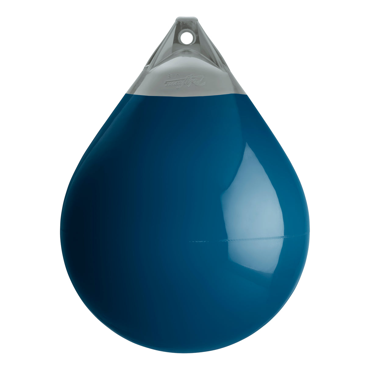 Catalina Blue buoy with Grey-Top, Polyform A-5