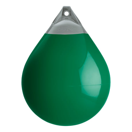 Forest Green buoy with Grey-Top, Polyform A-5