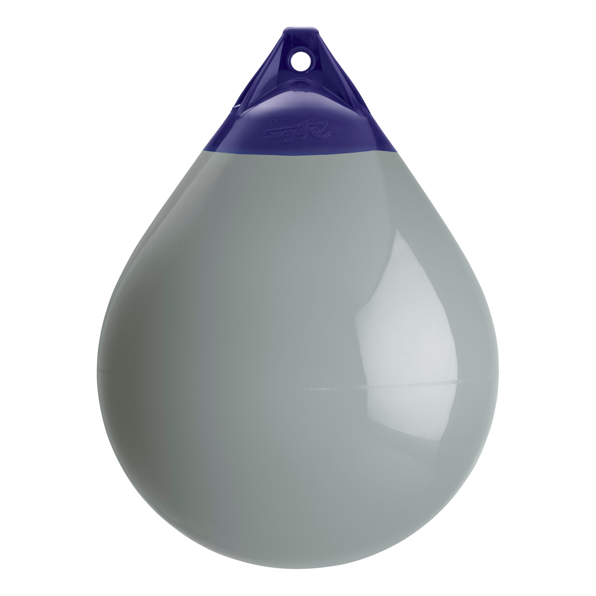 Grey inflatable buoy, Polyform A-5