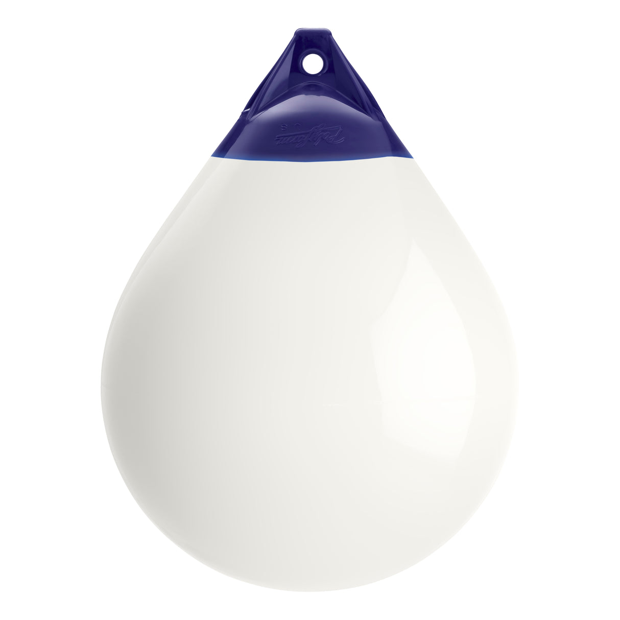 White inflatable buoy, Polyform A-5