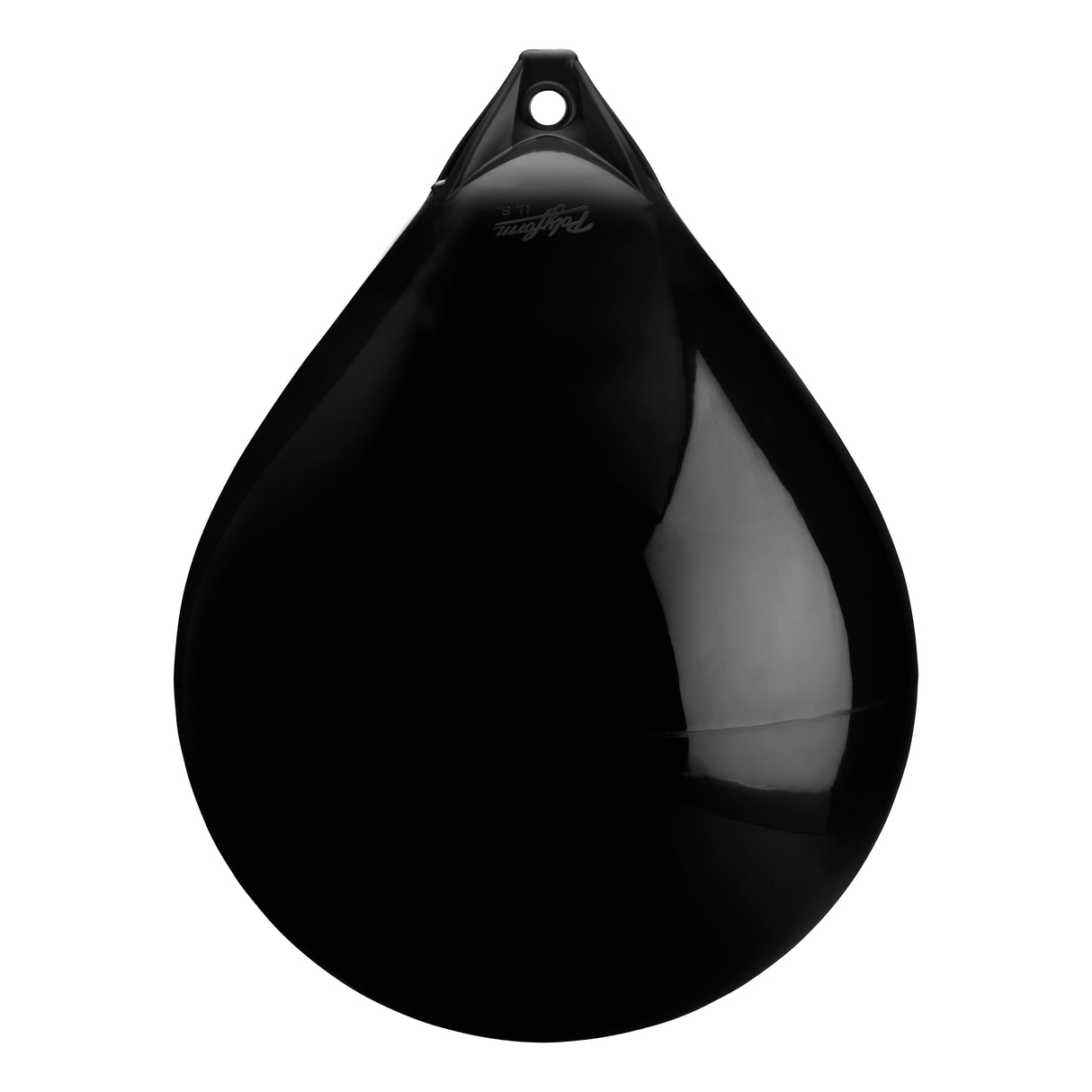 Black buoy with Black-Top, Polyform A-6