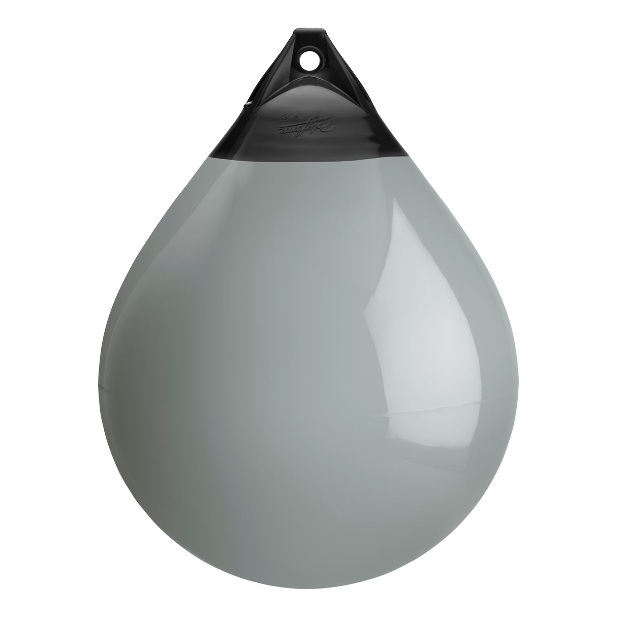 Grey buoy with Black-Top, Polyform A-6