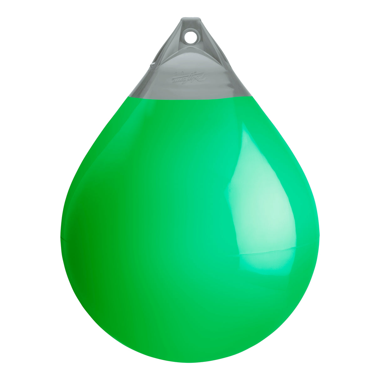 Green buoy with Grey-Top, Polyform A-6