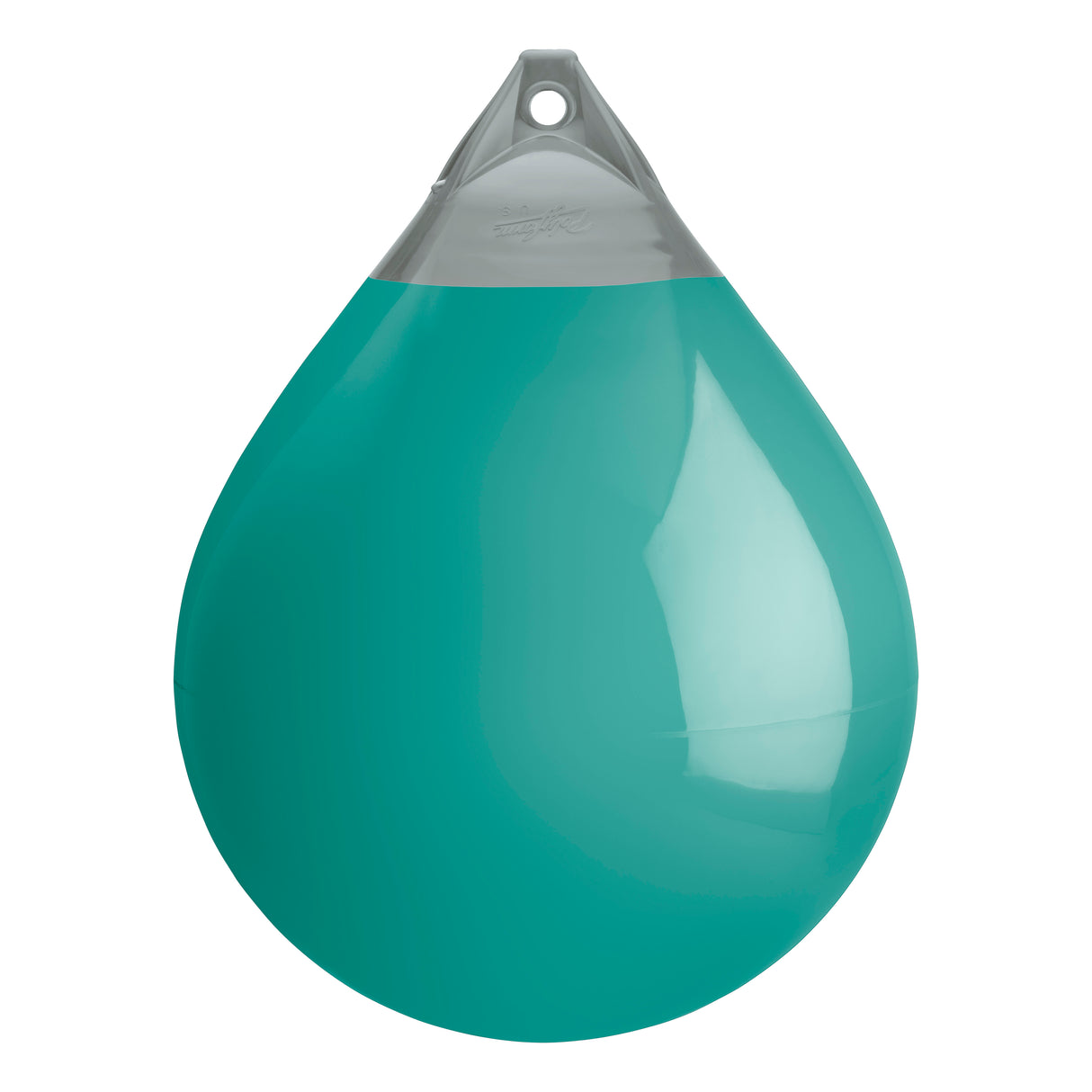 Teal buoy with Grey-Top, Polyform A-6