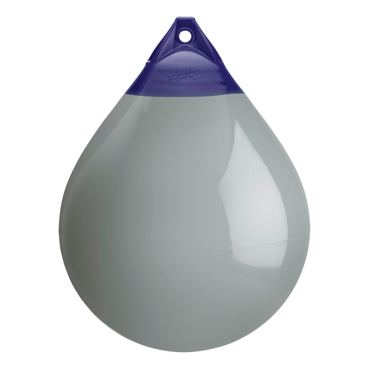 Grey inflatable buoy, Polyform A-6