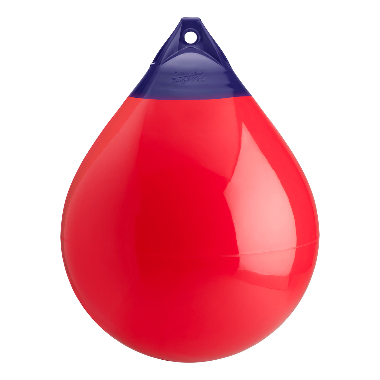 Red inflatable buoy, Polyform A-6