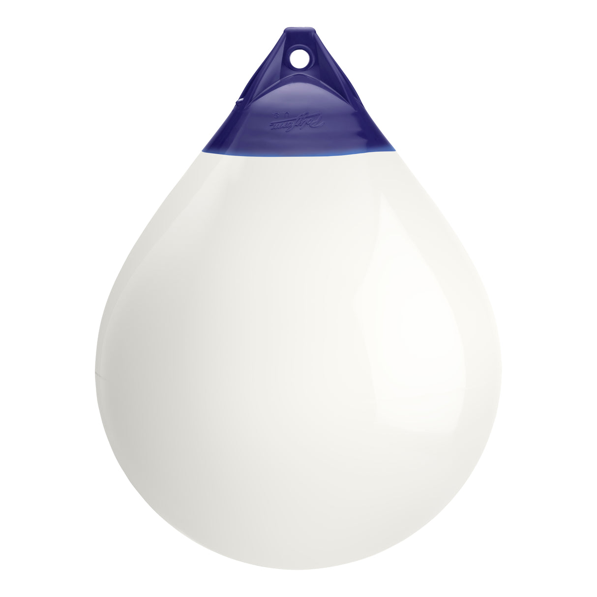 White inflatable buoy, Polyform A-6