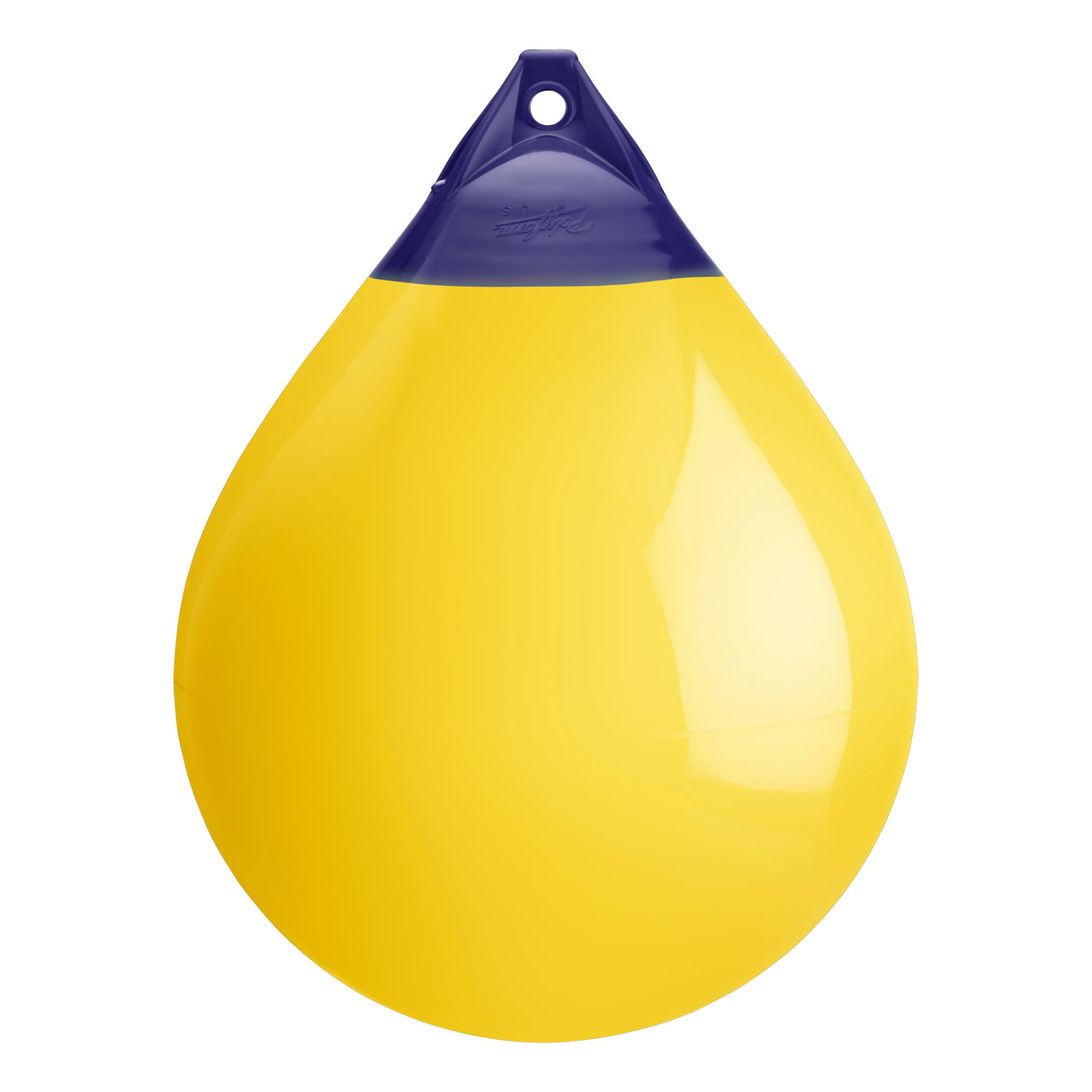 Yellow inflatable buoy, Polyform A-6