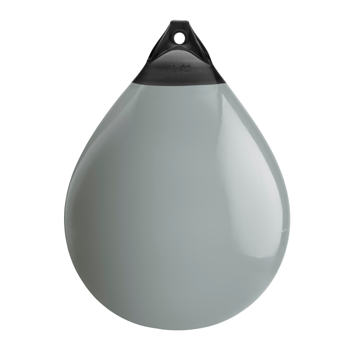 Grey buoy with Black-Top, Polyform A-7