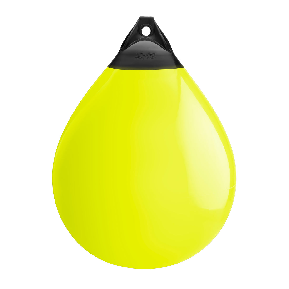 Saturn Yellow buoy with Black-Top, Polyform A-7