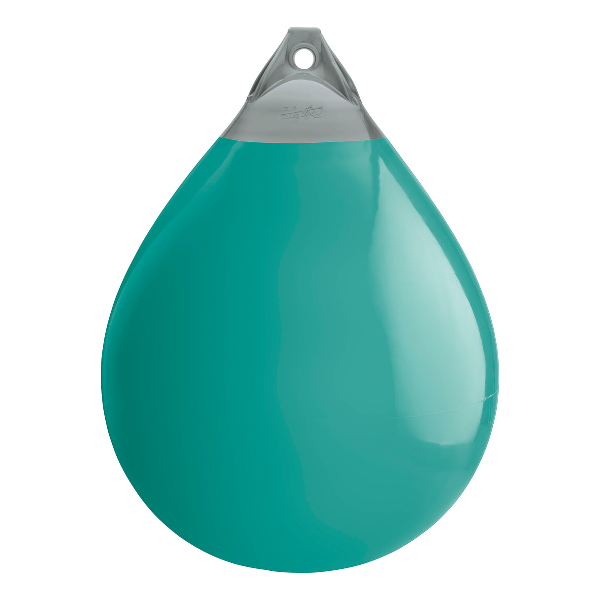 Teal buoy with Grey-Top, Polyform A-7