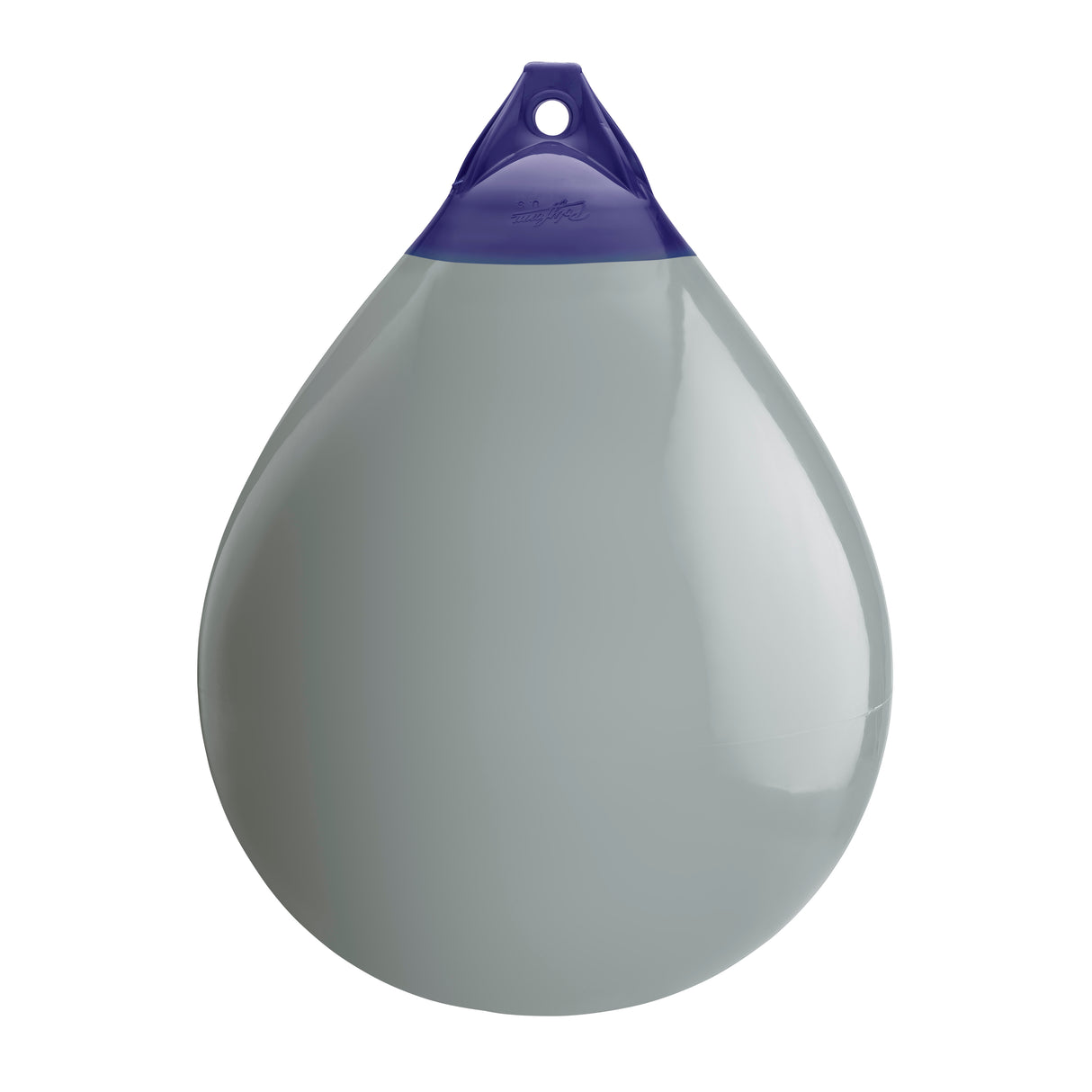 Grey inflatable buoy, Polyform A-7