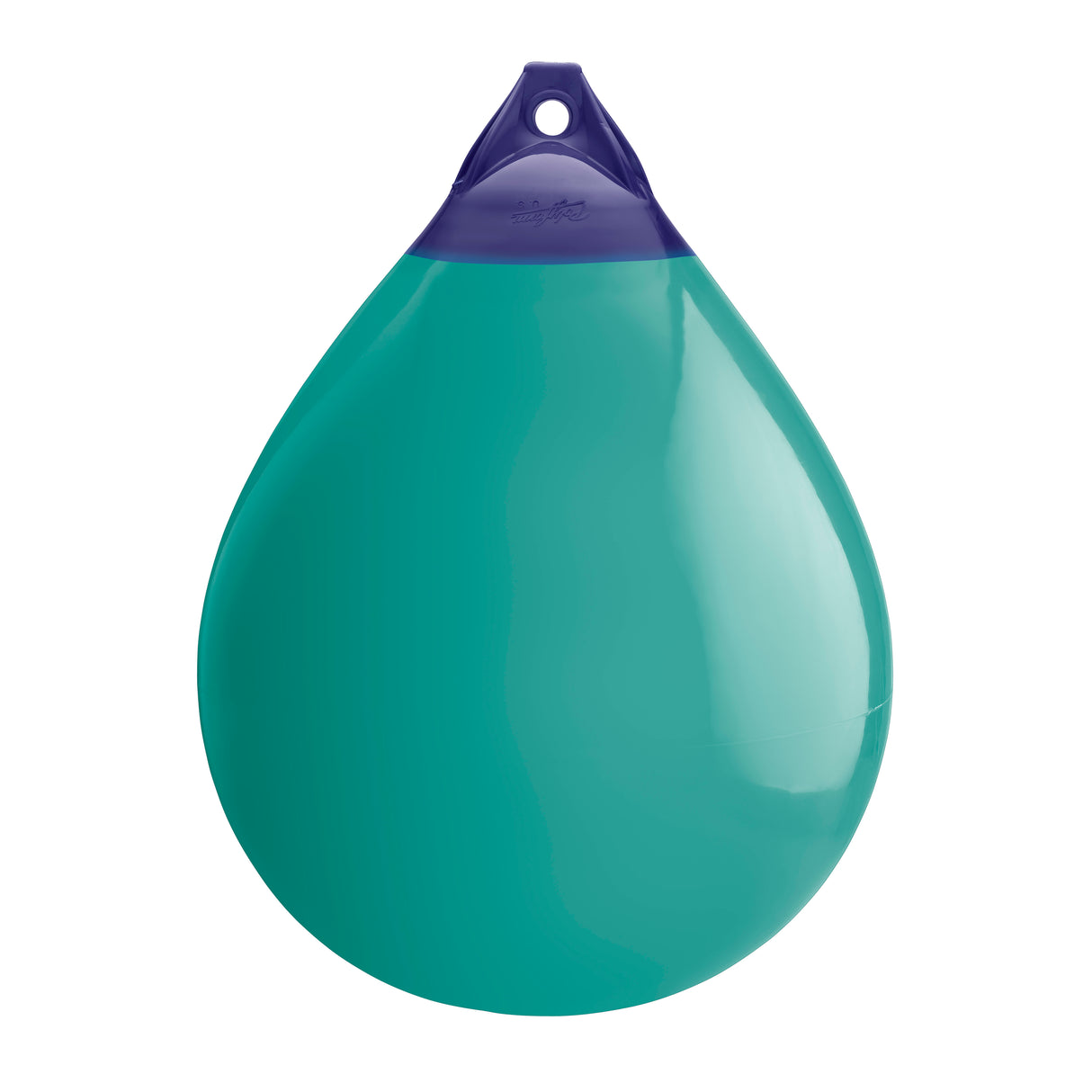 Teal inflatable buoy, Polyform A-7