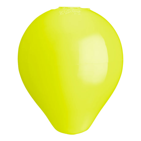 Hole through center mooring and marker buoy, Polyform CC-1 Saturn Yellow