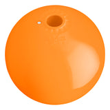 Hole through center mooring and marker buoy, Polyform CC-1 Orange angled shot