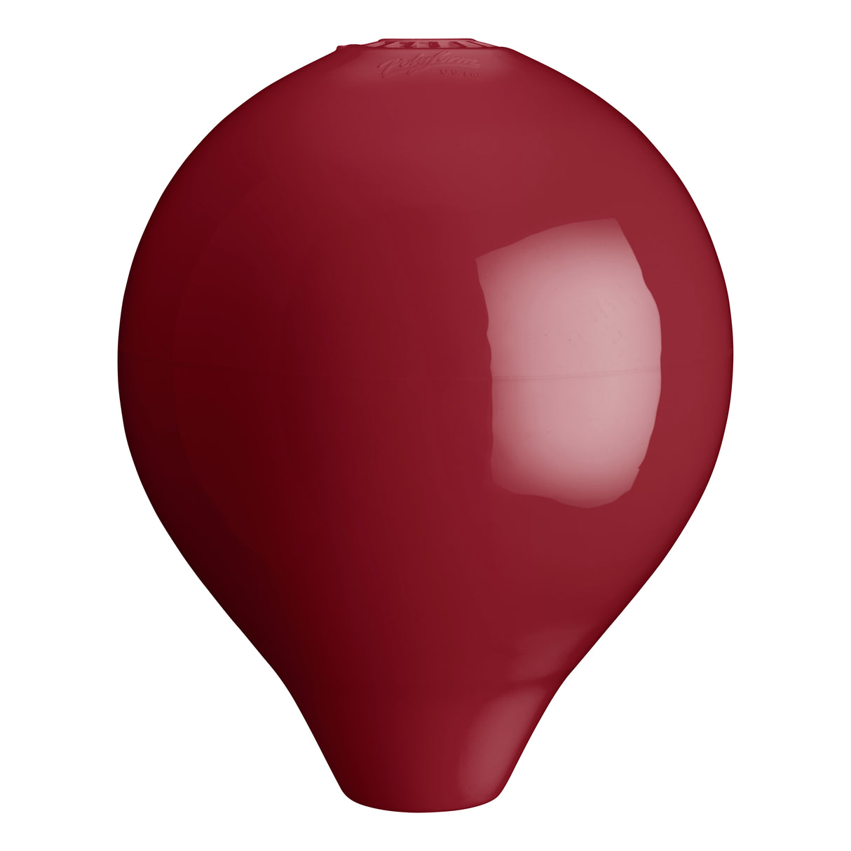 Hole through center mooring and marker buoy, Polyform CC-3 Burgundy